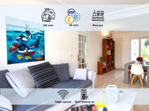 Color - Charmant appartement proche RER B & C avec Jardin